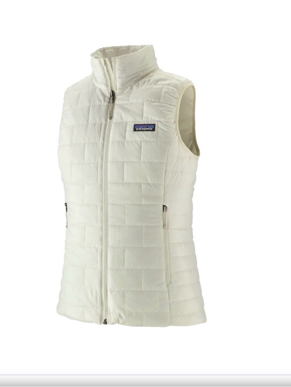 Patagonia Women’s Cream Quilted Lightweight Insulated Vest